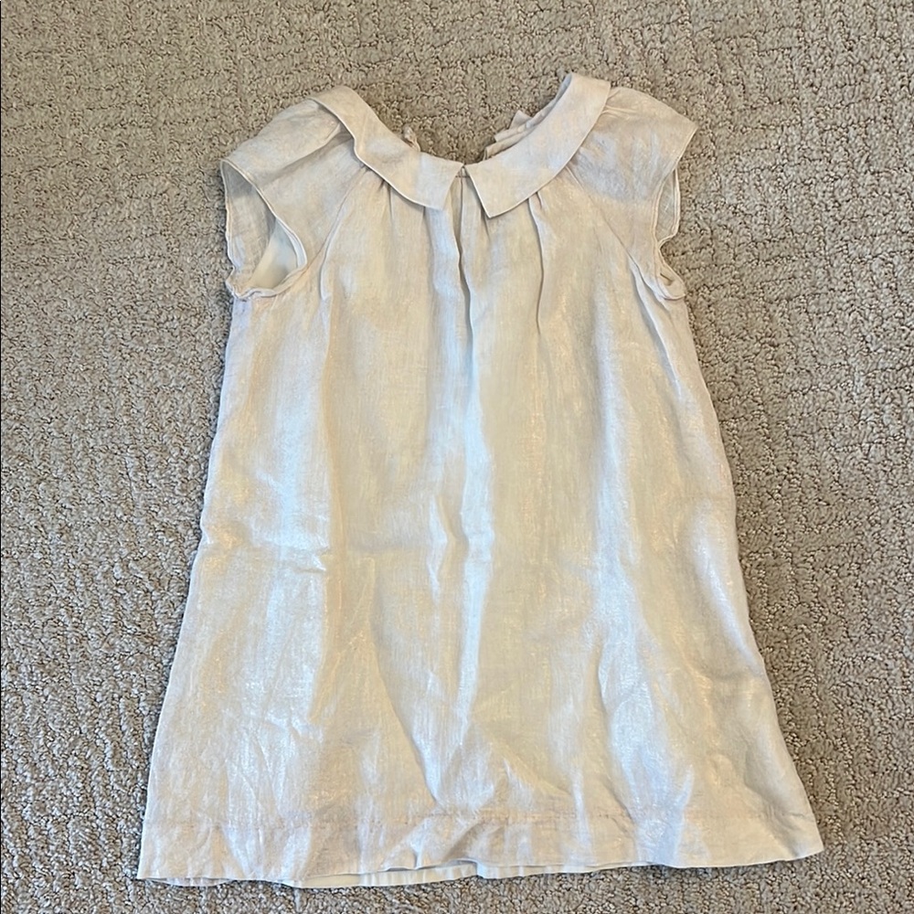 Bonpoint Cream Sleeveless Top